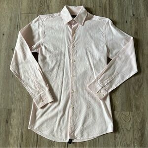 Simons Pink Dress Shirt Classic Long Sleeve